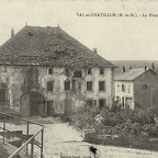 Le presbytère bombardé au cours de la 1ère Guerre Mondiale