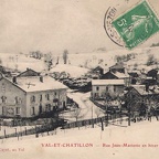 Maison d'Hippolyte Germain, ancien maire, rue Jean-Mariotte en hiver