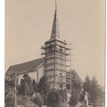 Travaux sur le clocher de l'église (1926)